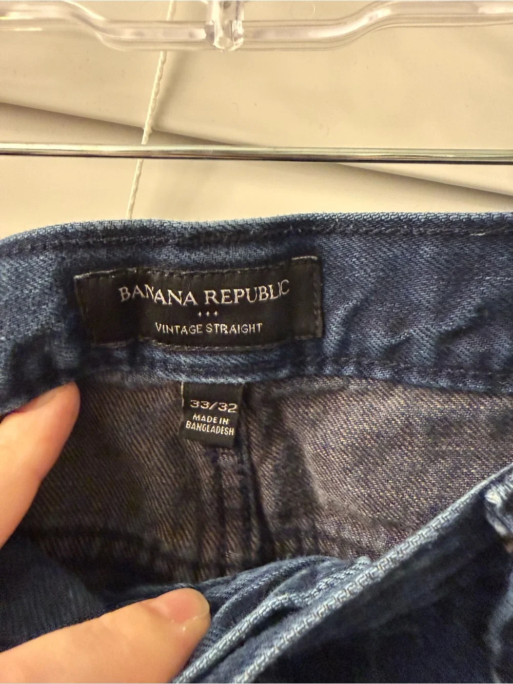 Banana Republic Men's Straight Jeans in Dark Indigo